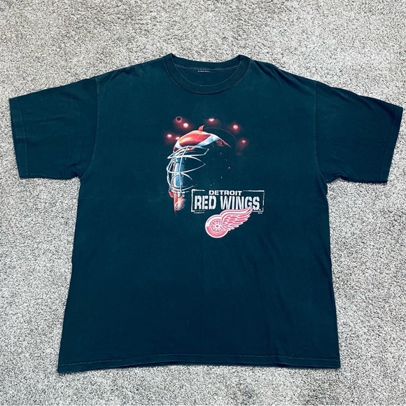Detroit Red Wings Big Logo T-shirt Size XL - Picture 2 of 12